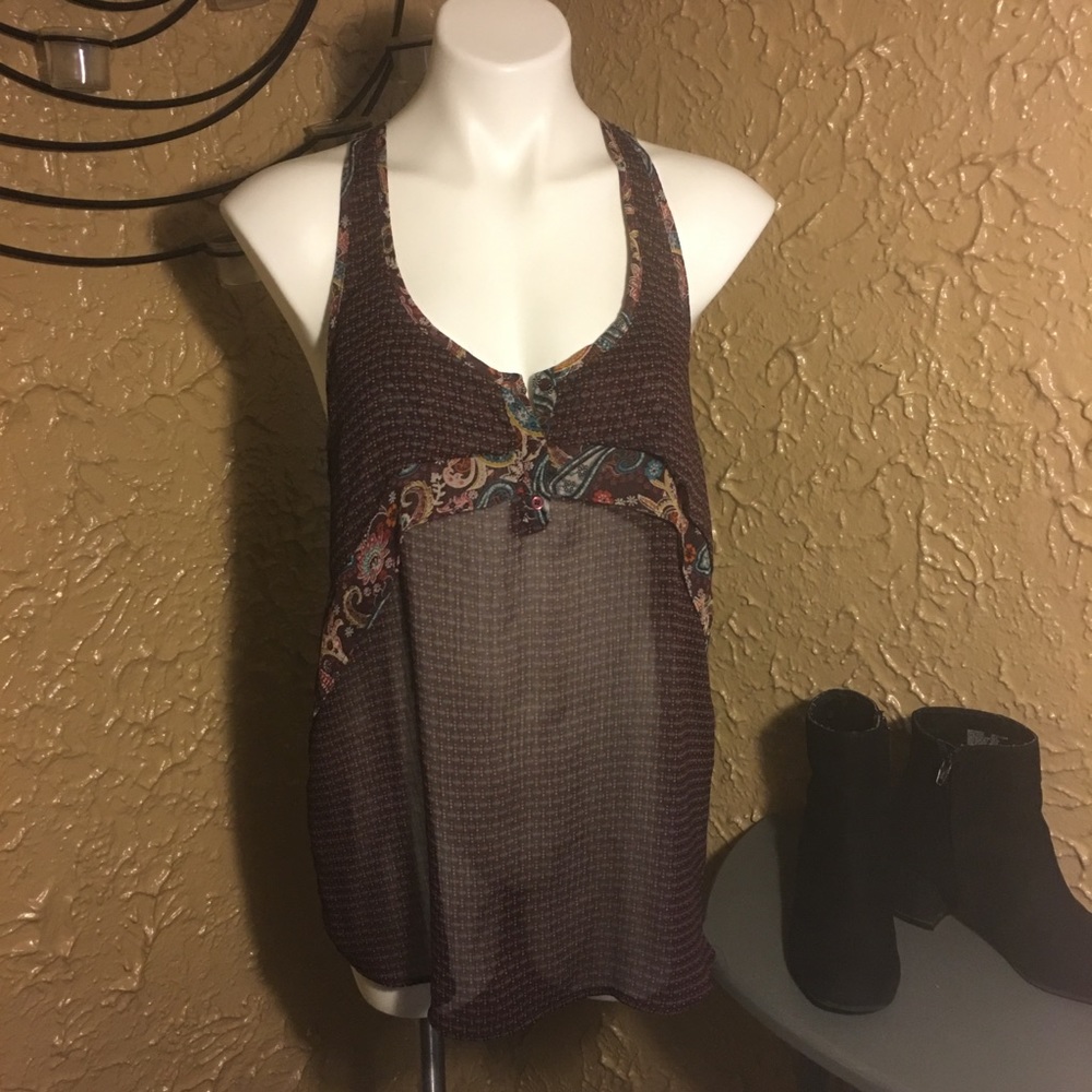 💕A22-Mossimo supply Co. sheer tank